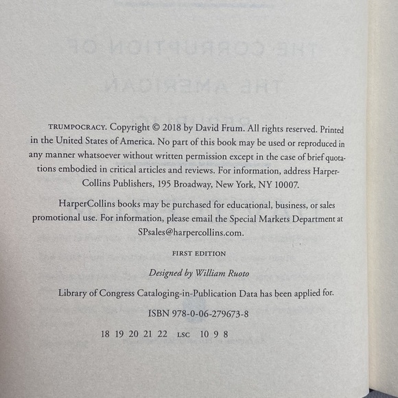 trumpocracy: The Corruption of the American Republic by David Frum - Picture 7 of 10